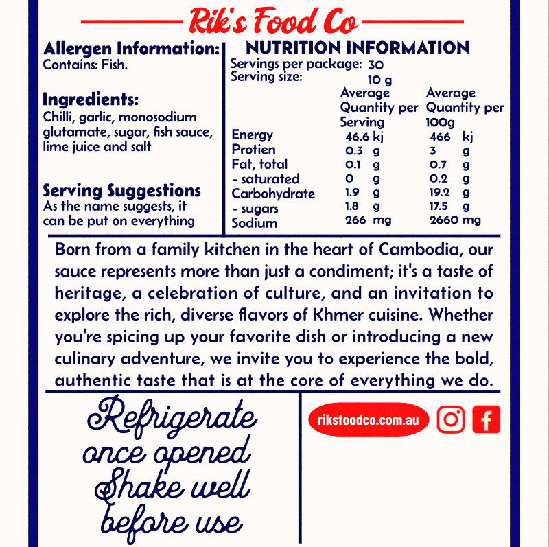 The Everything Red Chilli Sauce