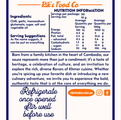 The Everything Hot Chilli Jam